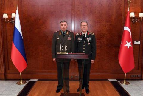 ՌԴ-ի եւ Թուրքիայի զինուժերի գլխավոր շտաբների պետերը բանակցություններ են անցկացրել Անկարայում
