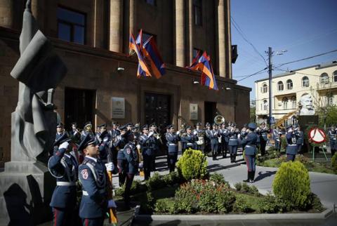 Стартовали праздничные торжества по случаю 100-летнего юбилея Полиции Армении