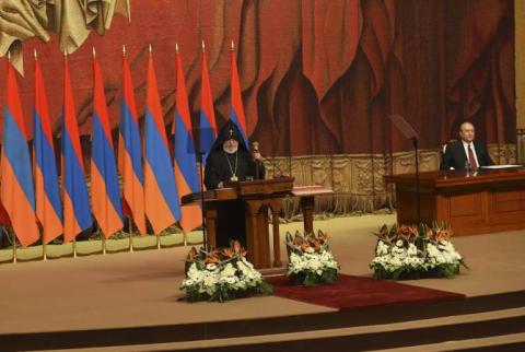 Богатый опыт Армена Саргсяна будет способствовать плодотворности его служения на посту президента Армении: Гарегин Второй