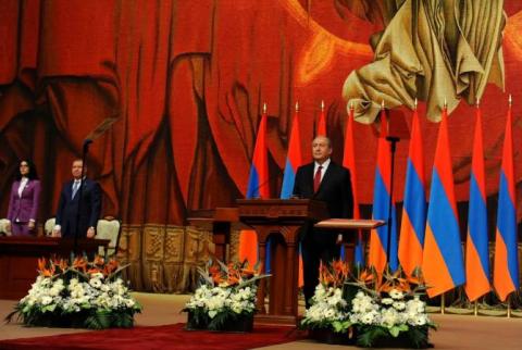 Newly-elected President of Armenia highlights Serzh Sargsyan’s political foresight, skill of state figure and organizer