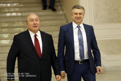 Sarkissian’s arrival to convey new breath to administration system, says acting PM