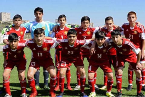 Armenia defeats Belarus in UEFA U14 tournament 