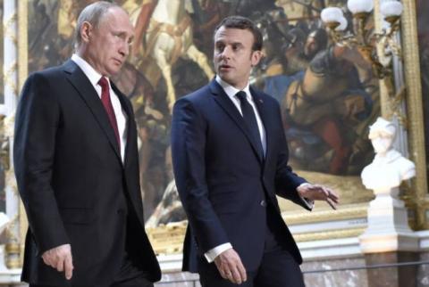 Russian, French Presidents discuss situation in Syria over phone