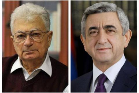 Serzh Sargsyan sends congratulatory message to Yuri Hovhannisyan