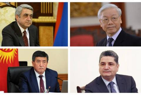 PM Serzh Sargsyan receives congratulatory messages from foreign colleagues