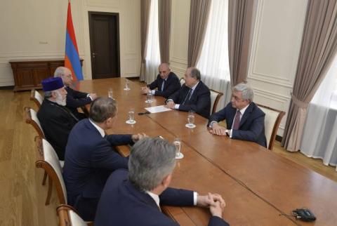 Secular and spiritual leaders of Armenia and Artsakh address joint call to people on the eve of April 24