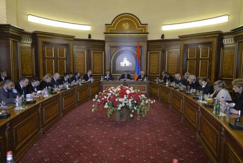 Agenda of talks with MP Pashinyan is open – acting PM to Ambassadors accredited in Armenia 