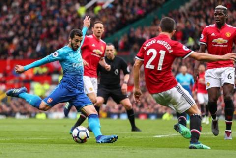 هنريك مخيتاريان مع أرسنال بات أول لاعب سابق لمان يونايتد يسجل مع الفريق وضدّه بموسم واحد-مان يونايتد 2 أرسنال 1 ـ فيديو- 