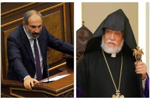 Catholicos Aram I phones Nikol Pashinyan 