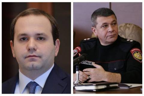 PM Pashinyan proposes President Sarkissian to relieve Police Chief and NSS Director from their posts