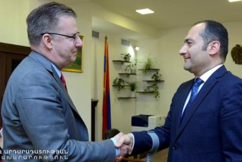 ՀՀ արդարադատության նախարարը ԵՄ ներկայացուցչի հետ քննարկել է ոլորտում բարեփոխումների իրականացման հարցեր