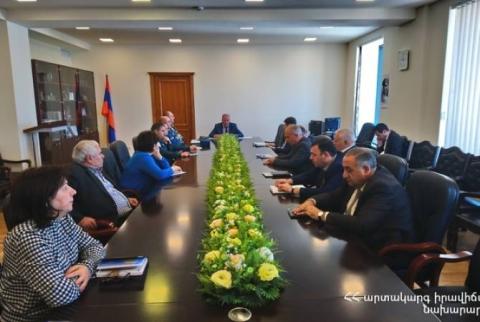 ՀՀ սփյուռքի նախարարությունում անցկացվել է քաղաքացիական պաշտպանության վիճակի համալիր գնահատում