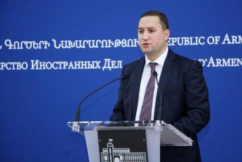 Armenia remains advocate of exclusively peaceful settlement of Nagorno Karabakh conflict – MFA spokesman