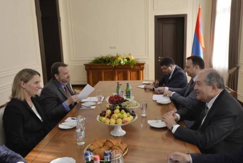 Միացյալ Նահանգները կշարունակի գործակցել Հայաստանի կառավարության և ժողովրդի հետ. Բրիջիթ Բրինքին