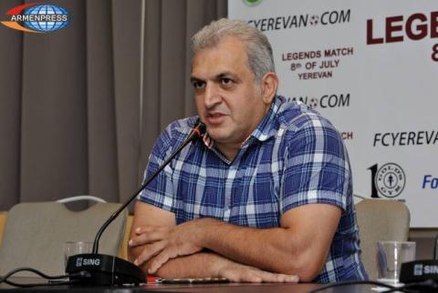 ريفالدو، كريسبو، باتيستوتا،ديدا،كافو،زامورانو، مالديني، دجوركاييف، ستويتشكوف...وغيرهم سيصلون لأرمينيا للمشاركة بمبارة أساطير لكرة القدم بين أمريكا اللاتينية وأوروبا