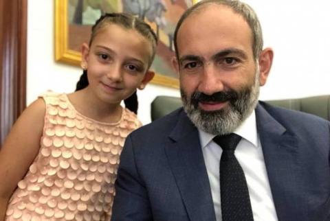 Վարչապետը հյուրընկալել է իրեն զանգահարած 10-ամյա Անգելիկային