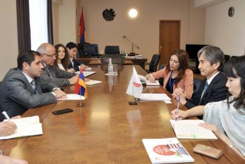 Սուրեն Պապիկյանն  ընդունել է Ճապոնիայի դեսպանին