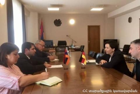 Սուրեն Պապիկյանը  ընդունել է  «Լավ տեղական ինքնակառավարում Հարավային Կովկասում»  ծրագրի թիմի ղեկավար Քաթրին Շեֆերին