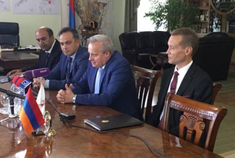 ՌԴ  նորանշանակ դեսպան Սերգեյ Կոպիրկինը ճանաչողական այցով Գյումրիում էր