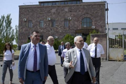 Աշոտ Հակոբյանն այցելել է «Հեռահաղորդակցության հանրապետական կենտրոն»