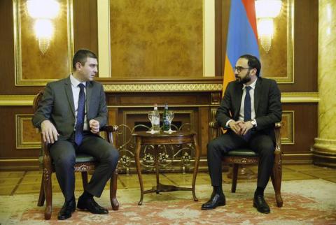 ՀՀ փոխվարչապետն Արցախի պետնախարարի հետ քննարկել է փոխգործակցությանն առնչվող հարցեր