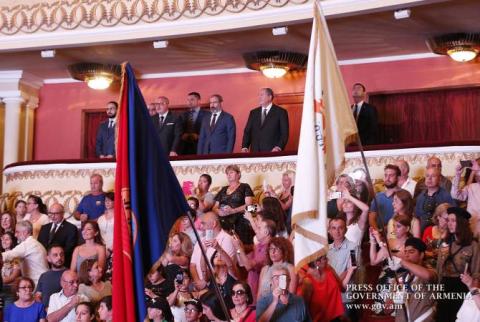 Никол Пашинян присутствовал на посвященном 100-летию Армянского всеобщего гимнастического союза мероприятии