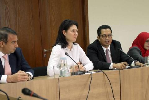 ԱԳ փոխնախարարն ընդունել է Ինդոնեզիայի Ժողովրդական խորհրդատվական ժողովի փոխնախագահի պավիրակությունը