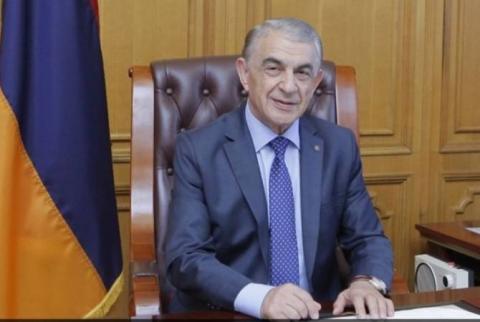 Speaker Babloyan congratulates on 100th anniversary of first session of parliament of First Republic