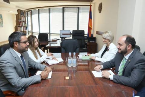 Արայիկ Հարությունյանն  ու ՀՀ-ում Սիրիայի դեսպանը քննարկել են հայ-սիրիական կրթական կապերին առնչվող հարցեր