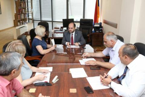 Արայիկ Հարությունյանի մոտ կազմակերպվել է քաղաքացիների ընդունելություն 