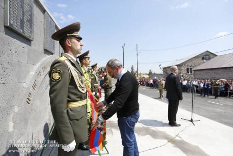 Ազատ, երջանիկ և հզոր Հայաստանի էստաֆետը փոխանցելու ենք ապագա սերունդներին. վարչապետը Հրազդանում ներկա է գտնվել վերակառուցված հուշահամալիրի բացման արարողությանը