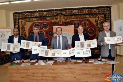 Postage stamps by Armenian-Indian joint release reaffirm cooperation of two countries in culture field