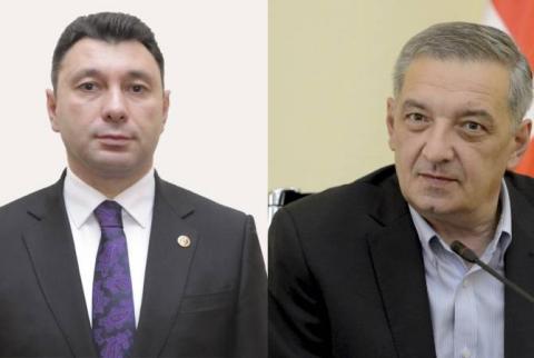 Эдуард Шармазанов говорил по телефону со своим грузинским коллегой