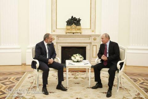 В Москве состоялась встреча Никола Пашиняна и Владимира Путина