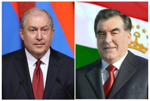 Նախագահը շնորհավորական ուղերձ է հղել Տաջիկստանի նախագահ Էմոմալի Ռահմոնին