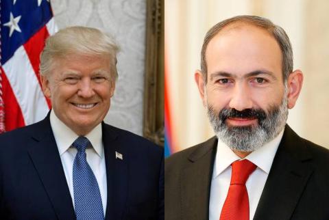 Дональд Трамп направил поздравительное послание Николу Пашиняну по случаю Дня независимости