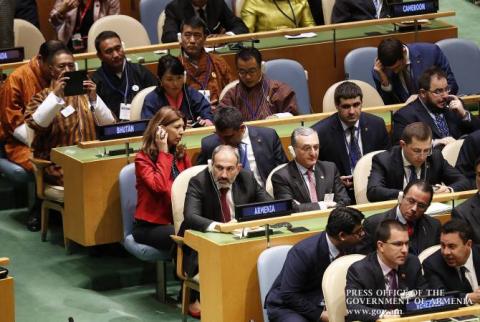 PM Nikol Pashinyan delivers remarks at Nelson Mandela Peace Summit in UN Headquarters 