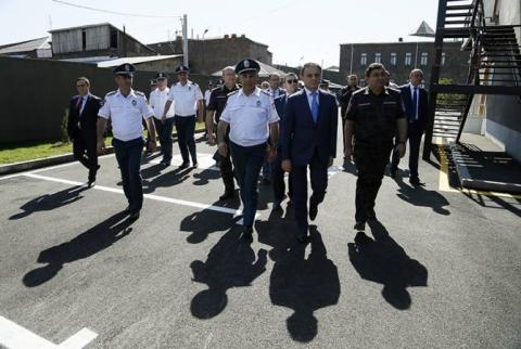 Գյումրիում բացվեց ոստիկանության Կումայրիի բաժնի նորակառույց շենքը 