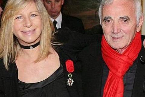 Barbra Streisand expresses condolences over Aznavour’s passing 