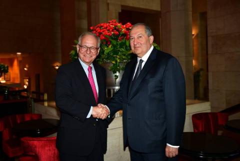 Rencontre entre le Président Sarkissian et le Président de la Conférence internationale de Munich sur la sécurité