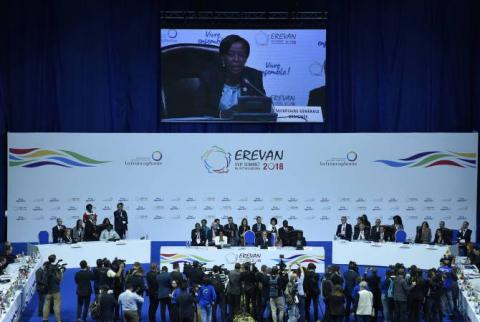 Rwanda’s FM Louise Mushikiwabo elected Secretary General of La Francophonie at Yerevan summit 