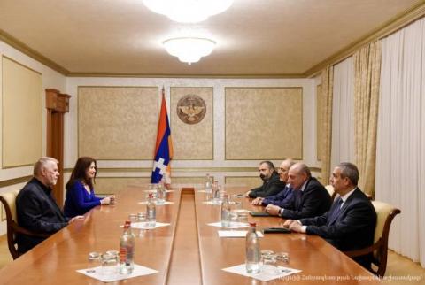 President of Artsakh, MEP Jaromír Štětina hold meeting in Stepanakert 