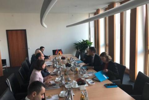 Արայիկ Հարությունյանը հանդիպել է Գերմնանիայի գիտության և գիտահետազոտության դաշնային նախարարության պետական քարտուղարին