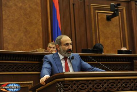 "Ma nomination au poste de Premier ministre est de nature formelle, l'Assemblée nationale ne devrait pas voter pour ma candidature." Nikol Pashinyan