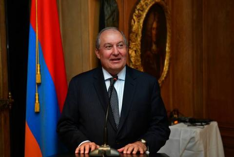 L'Arménie d'aujourd'hui se dirige et continuera à se diriger dans la bonne direction. Armen Sarkissian 