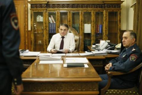 Վալերիյ Օսիպյանը ընդունել է  ոստիկանության ներկա և նախկին ծառայողների 