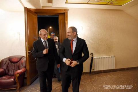Nikol Pashinyan is in Artsakh on a working visit