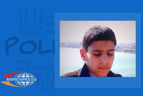 UPDATED : Missing Child Alert: Police search for 12-year-old autistic boy in Vanadzor, Armenia 