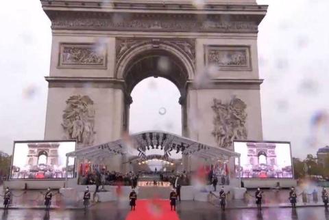 В  Париже  проходит  торжественное мероприятие по случаю 100-летия  окончания  Первой  мировой  войны — ПРЯМАЯ ТРАНСЛЯЦИЯ