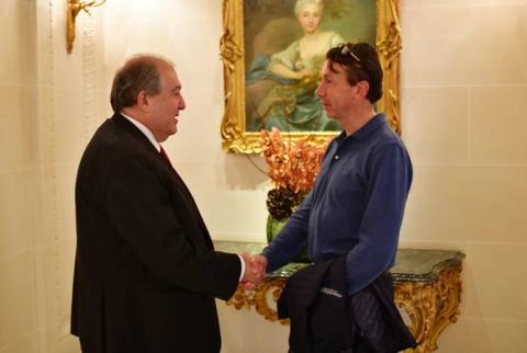 Armenian President meets with Summit of Minds Managing Partner Thierry Malleret